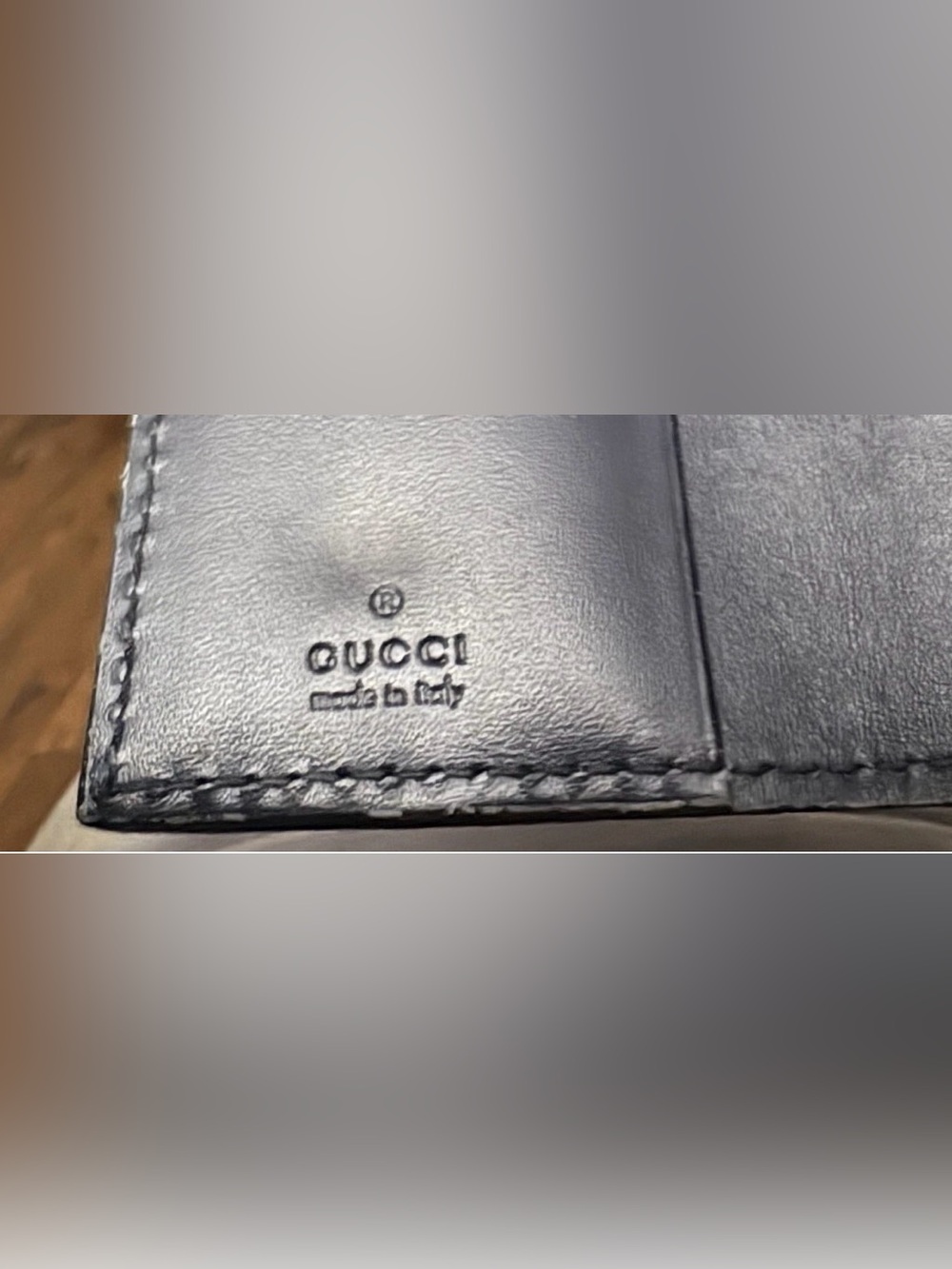 Authentic GUCCI Guccissima GG Logo 6 Ring Key Holder Case Black Leather EUC - Picture 7 of 9
